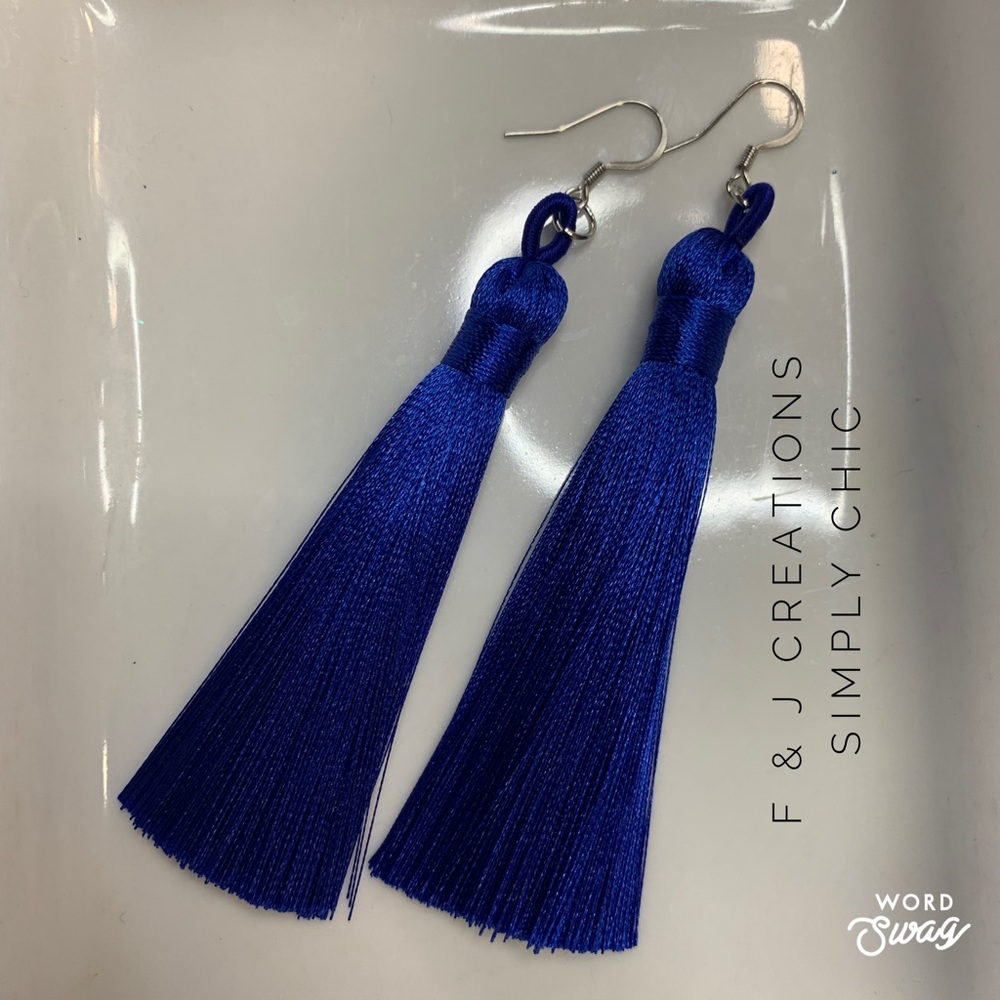 Silk Tassel Earrings